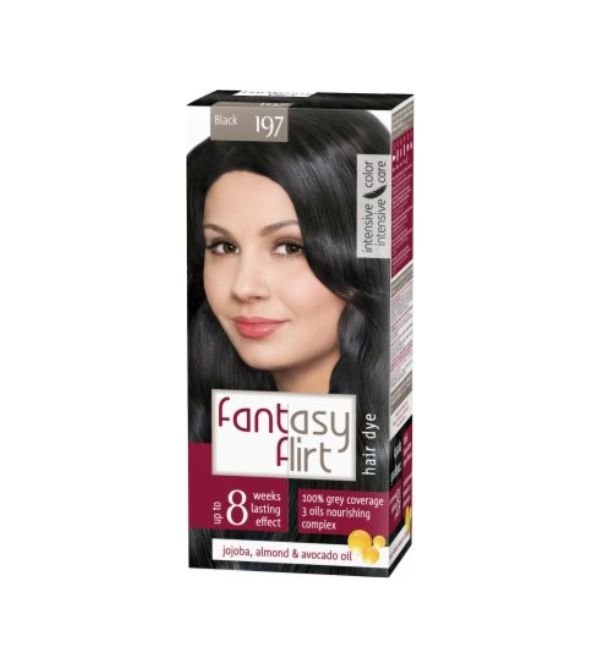 Fantasy-Flirt-hair-dye-color-n°-197-Noir-108ml.jpg Fantasy Flirt Hair Dye Color n° 197 Noir 108ml – Image 1