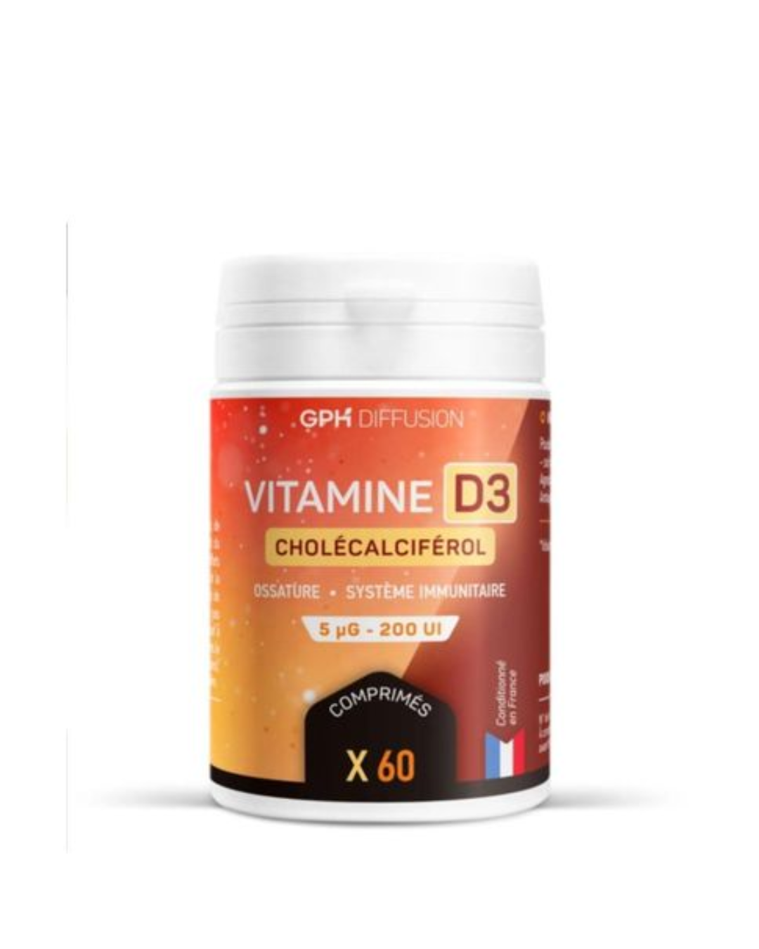 GPH-D3-1.png GPH Vitamine D3 60 Comprimes – Image 1