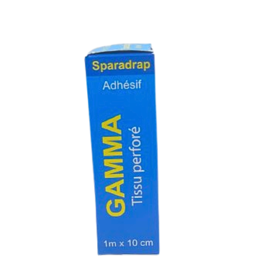 Gamma-sparadrap-adhesif-Blanc-1m10cm.png Gamma Sparadrap Adhesif Blanc 1m X 10cm – Image 1