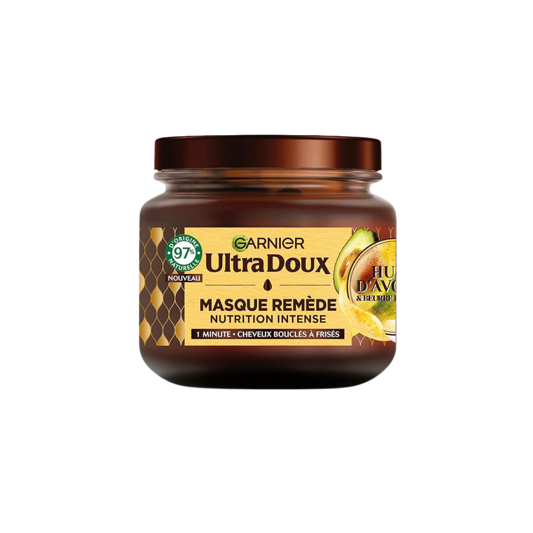 Garnier-Ultra-Doux-Masque-Remede-Avocat-340ml.png Garnier Ultra Doux Masque Remede Avocat 340ml – Image 1