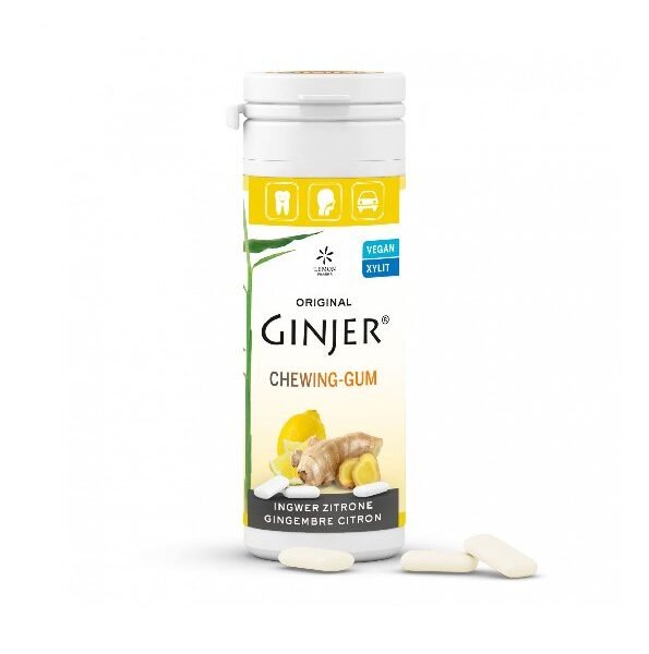Lemon pharma ginjer chewing gum citron 30gelules