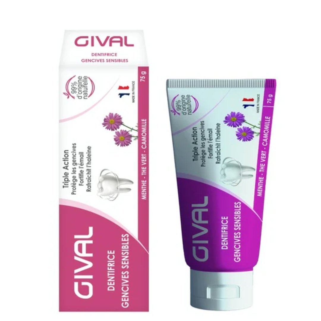 Gival-Dent-gencives-sensibles-75g-1.jpg Gival Dentifrice Gencives Sensibles 75g – Image 1