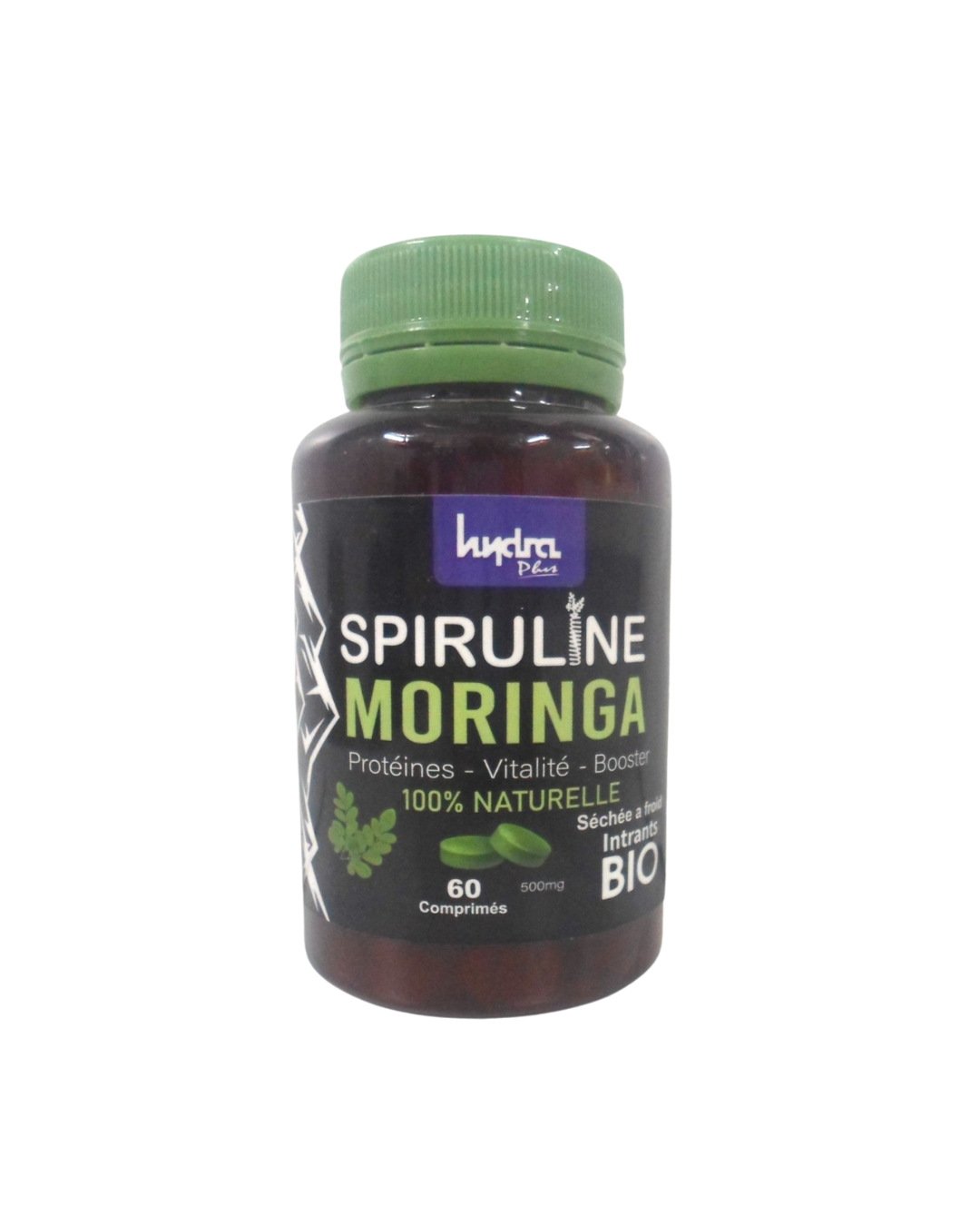 Hydra-plus-spiruline-moringa-60-cps-1.png Hydra Plus Spiruline Moringa 60 Comprimes – Image 1