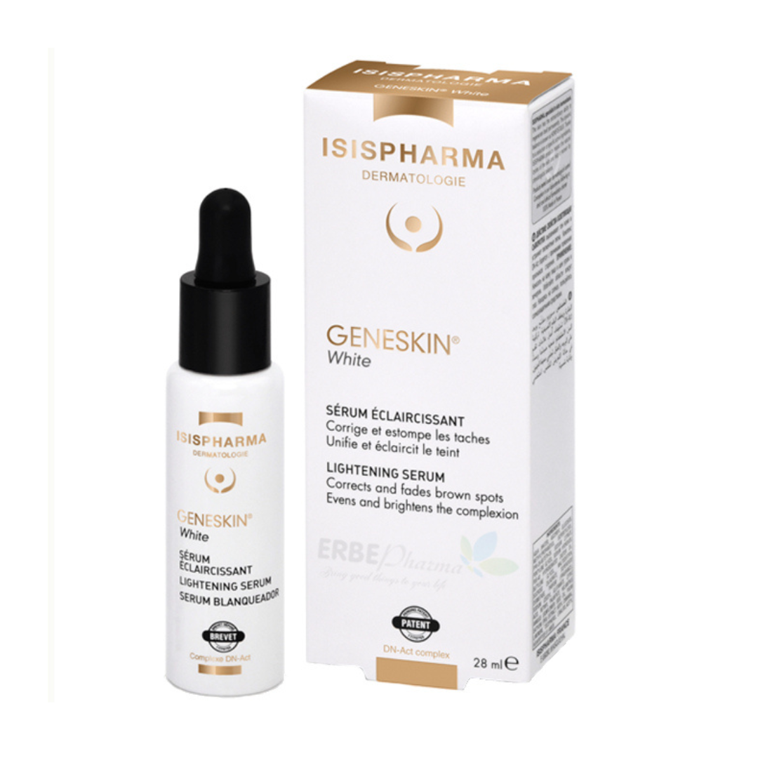 Isis-geneskin-white-serum-eclaircissant-28ml.png Isispharma Geneskin White Serum Eclaircissant 28ml – Image 1