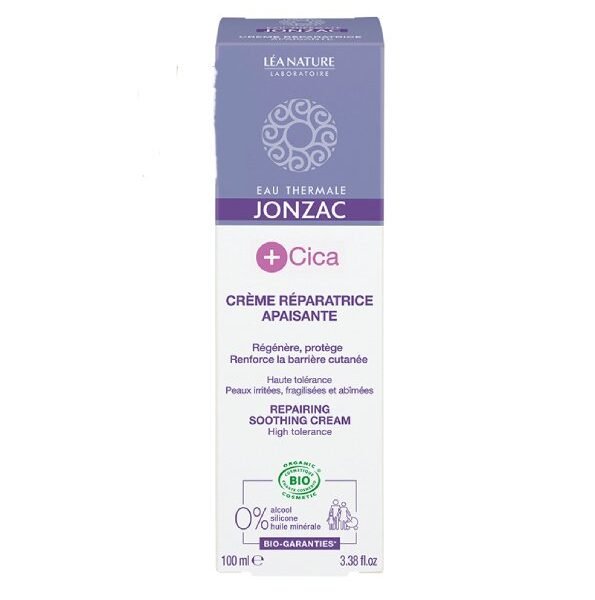 EAU THERMALE JONZAC +CICA CRÈME RÉPARATRICE APAISANTE 100ml