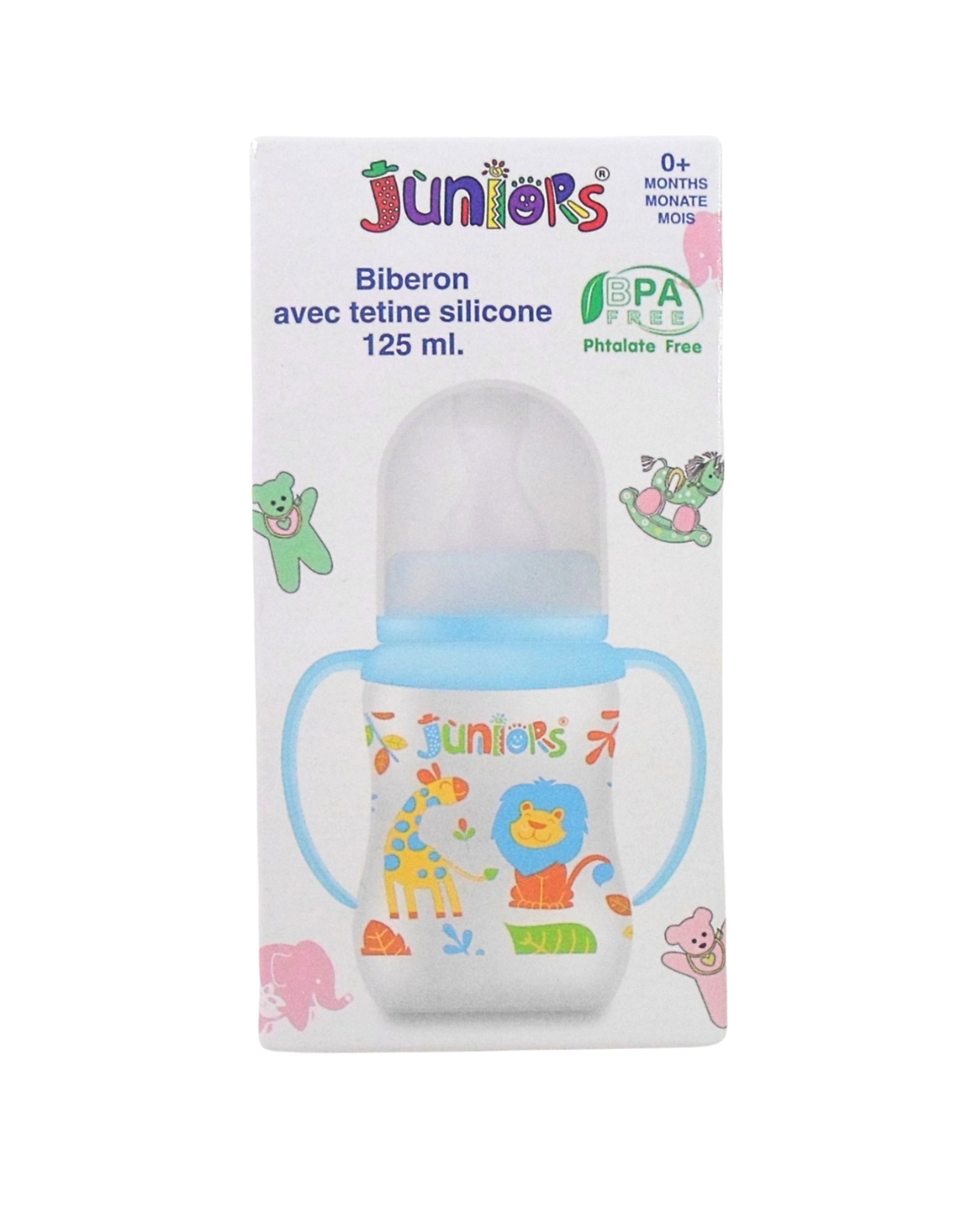 Juniors-biberonspoignet-125ml-1.png Juniors Biberon Poignet 125ml – Image 1