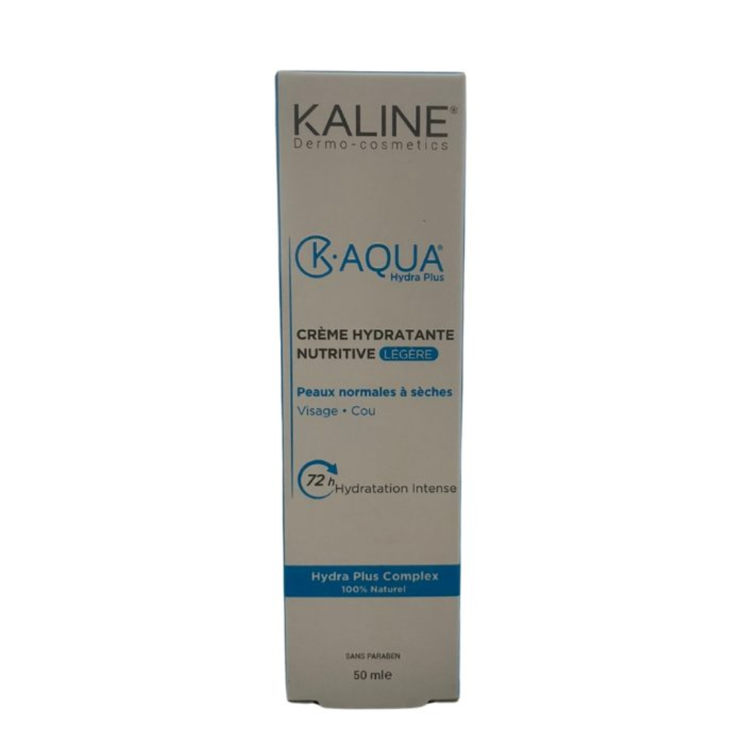 Kaline-K.Aqua-Creme-hydratante-Nutritive-Legere-Pns-50ml.png Kaline K.Aqua Creme Hydratante Nutritive Legere Peaux Normal a Seches 50ml – Image 1