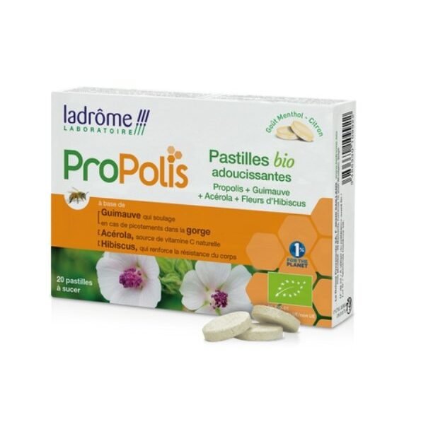 LADROME PROPOLIS ADOUCISSANTES 20 PASTILLES