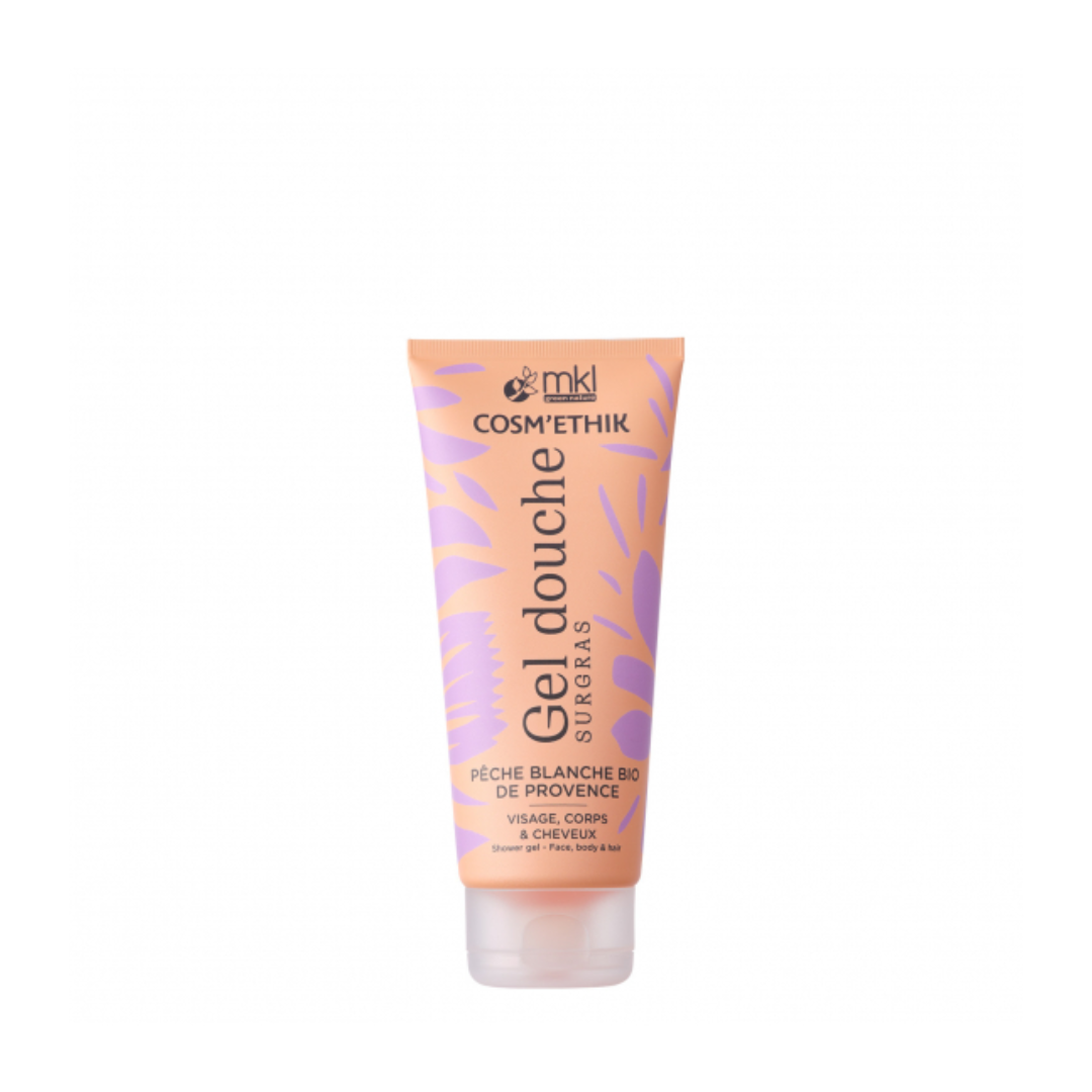 MKL-Cosmethik-Gel-Douche-Peche-Blanche-Bio-de-Provence-200ml.png MKL Cosm’ethik Gel Douche Peche Blanche Bio De Provence 200ml – Image 1