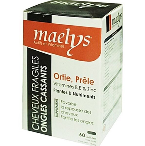 Maelys Ortie Prêle Vitamines B E et Zinc – 60 Gélules