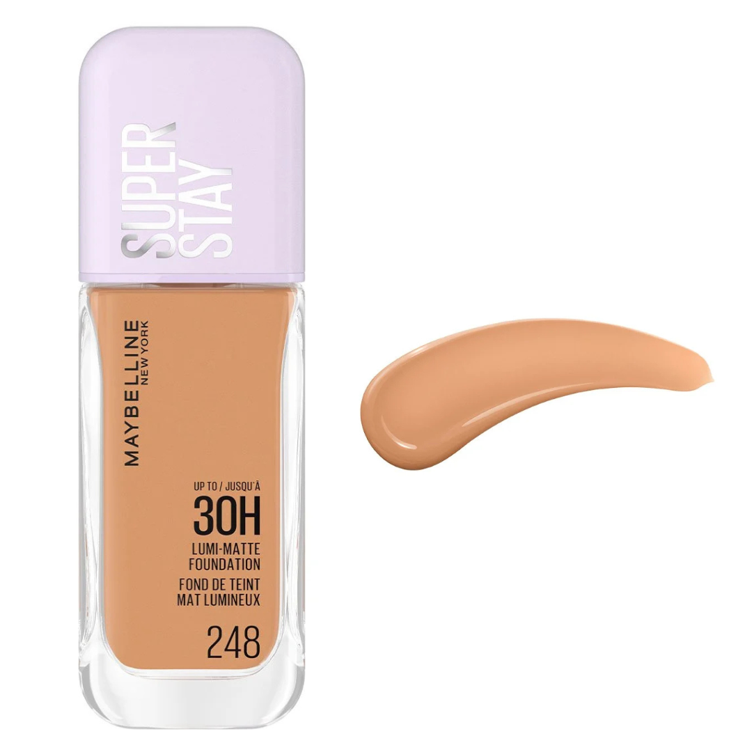 Maybelline-Lumi-Matt-FDT-248-Inter-35ml.png Maybelline Lumi Matte Fonds de Teint 248 Inter 35ml – Image 1