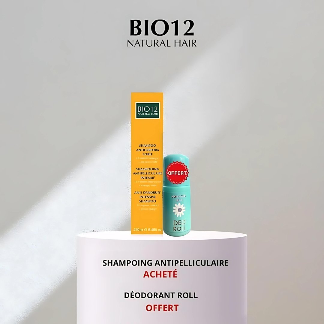 Md-Bio12-shamp-Antipelliculaire-250mlCamomilla-blu-deo-roll-pack-1.jpg M&d Bio12 Shampoing Antipelliculaire 250ml + Camomilla Blu Deo Roll PACK – Image 1