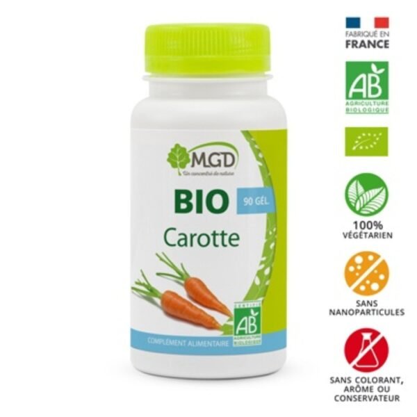 Mgd  Nature Carotte 90 gelules