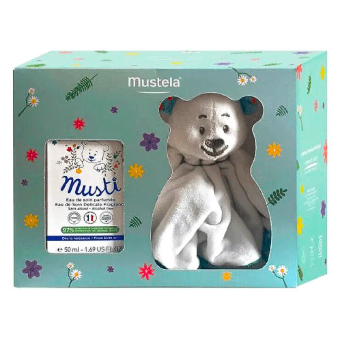 Mustela-Musti-eau-de-parfum-50mllapin-coffret.png Mustela Musti Eau De Parfum 50ml+Lapin Coffret – Image 1