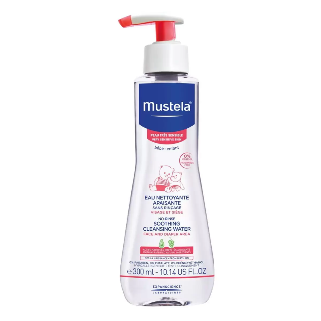 Mustela-eau-nettoyante-apaisante-300ml-1-1.png Mustela Eau Nettoyante Apaisante 300ml – Image 1