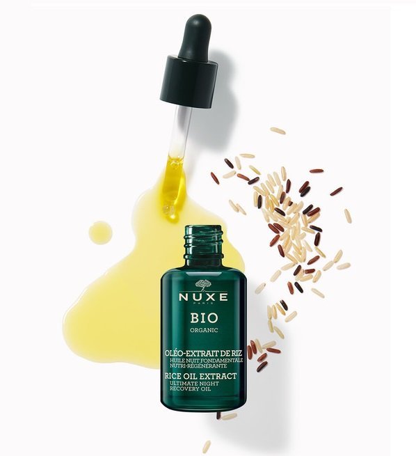 NUXE-1.jpg Nuxe Bio Organic Huile Nuit Fondamentale Nutri Régénérante 30ml – Image 1