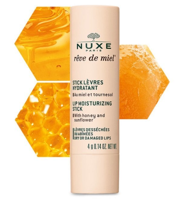 NUXE-Reve_De_Miel-Stick-1.jpg Nuxe Rêve de Miel Stick lèvres hydratant 4G – Image 1