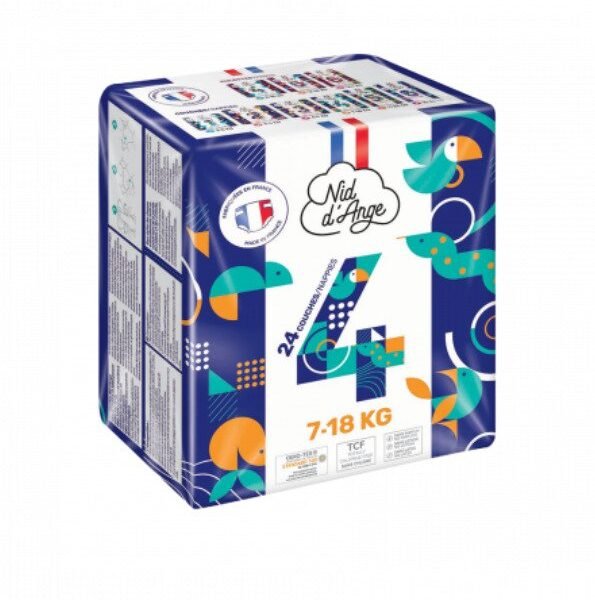 Nid d&rsquo;ange Couche Taille 4 7/18kg 24 Pieces