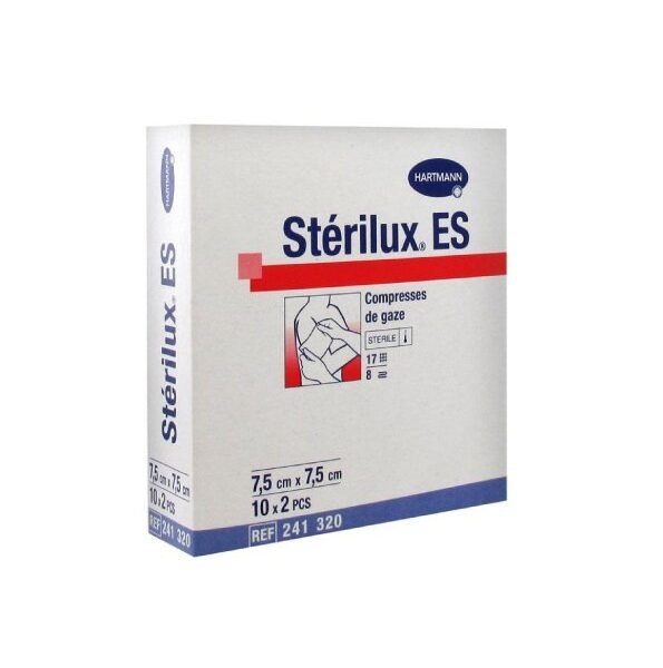 Hartmann sterilux ES compresse de gaze 7.5*7.5