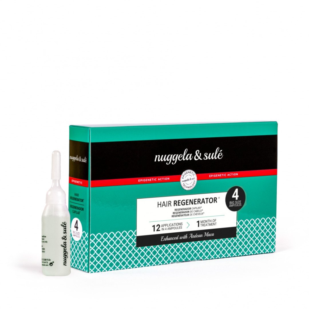 Nuggela-sule-hair-regenrator-ampoules-4-unites-pack.jpg Nuggela & Sule Hair Regenrator Ampoules 4 Unites Pack – Image 1