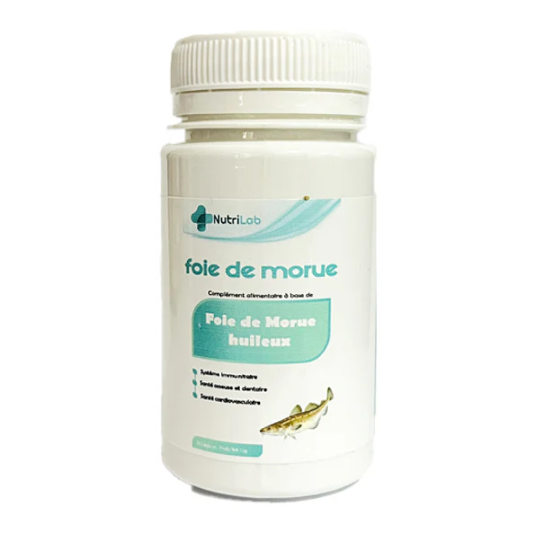 Nutrilab-Foie-de-Morue-30-capsules-1-1.png Nutrilab Foie de Morue 30 Capsules – Image 1