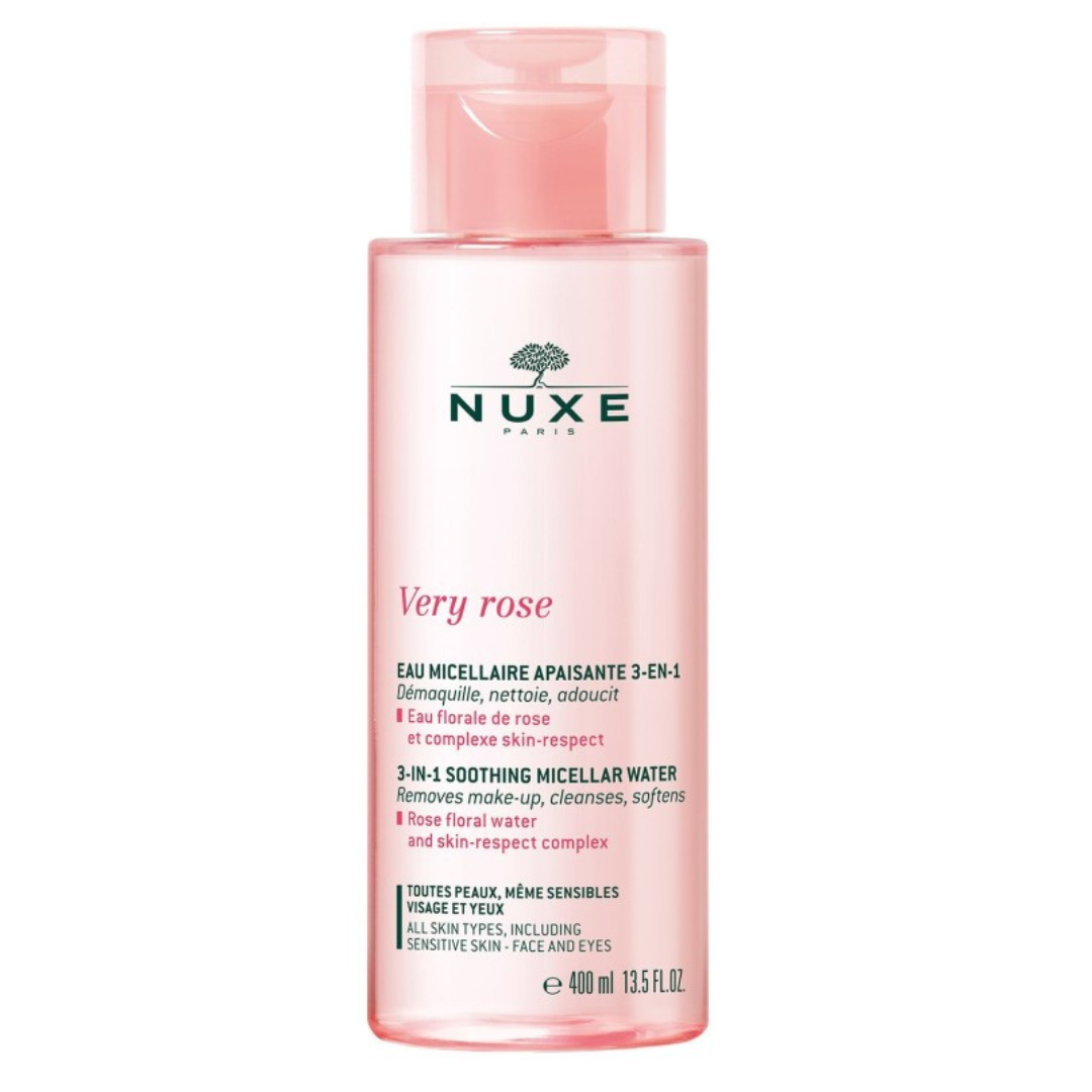 Nuxe-Very-Rose-eau-micellaire-Apaisante-400ml.png Nuxe Very Rose Eau Micellaire Apaisante 400ml – Image 1