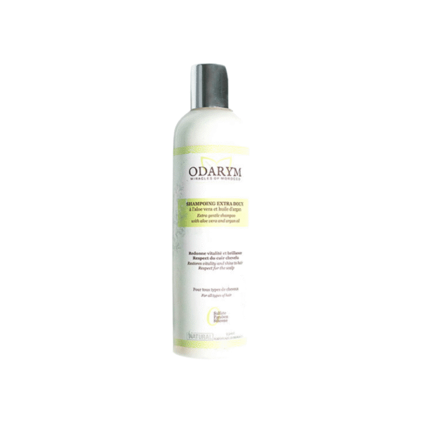 Odarym Shampoing Liquide EXTRA DOUX à L&rsquo;aloe Vera et à L&rsquo;Huile d&rsquo;Argan