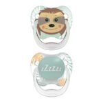 Dr. Brown’s Sucette Phase 2 Têtes d’Animaux, Pack de 2 (0-6 Mois)