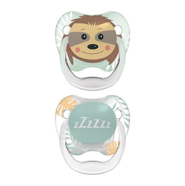 Dr. Brown’s Sucette Phase 2 Têtes d’Animaux, Pack de 2 (0-6 Mois)