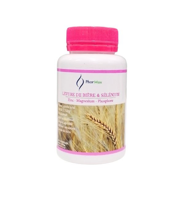 Phormax-Levure-de-biere-selenium-120-comprimes-1.jpg Phormax Levure de Biere & Selenium 120 Comprimes – Image 1