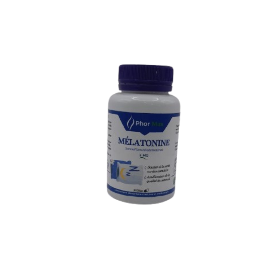 Phormax-Melatonine-30-gelules.png Phormax Melatonine 30 Gelules – Image 1
