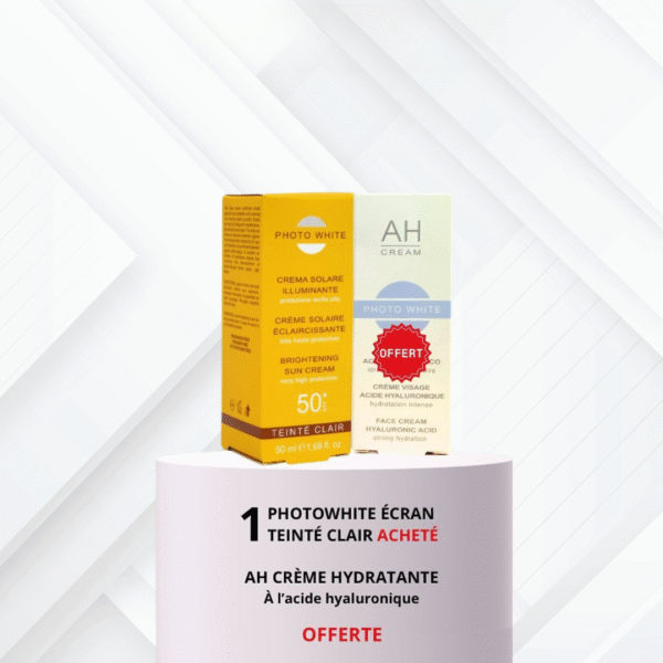 Photo White Ecran Teinte Spf 50+ = AH Cream 30ml Offerte