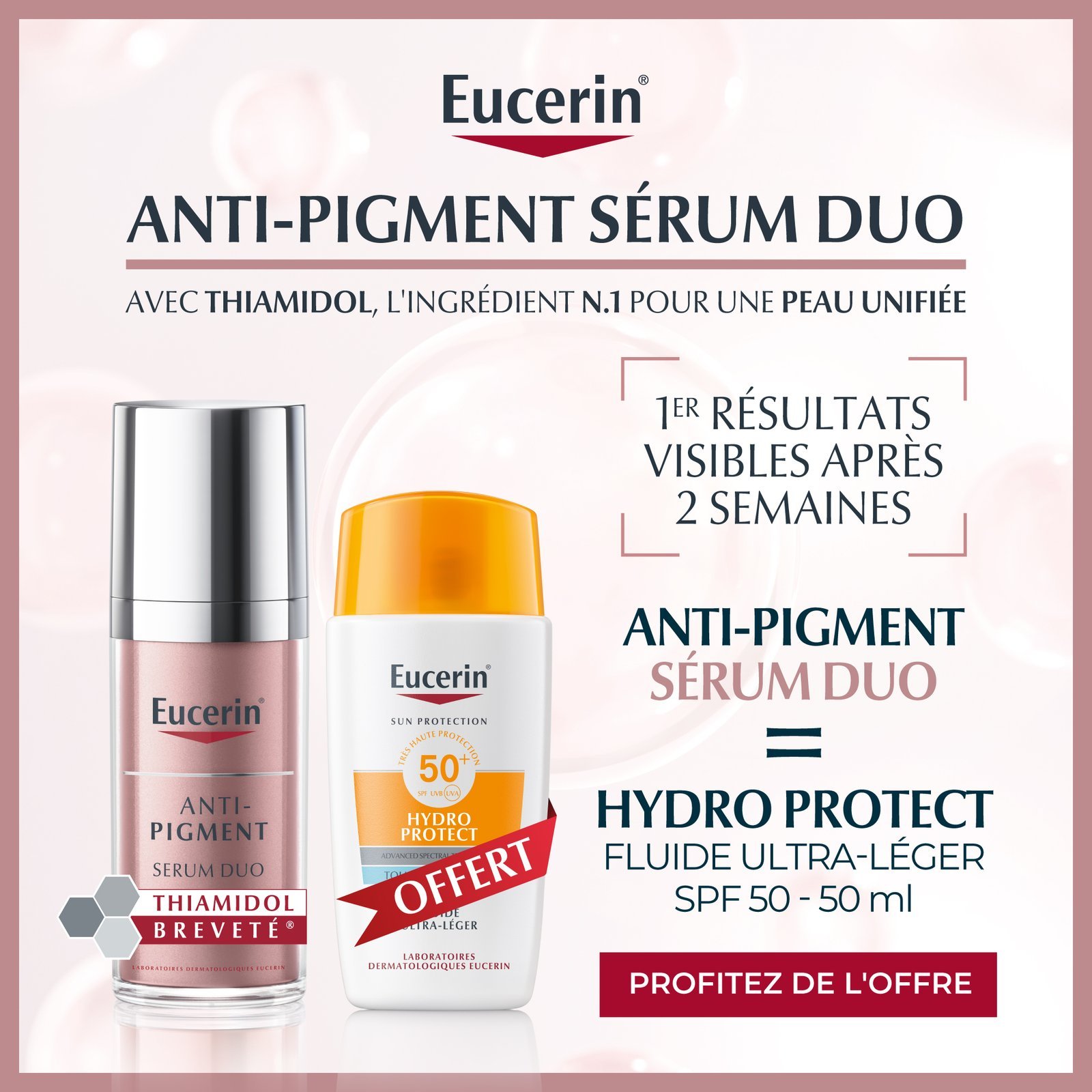 Post-Seerum-Duo-Hydro-Protect.jpg Eucerin ANTI-PIGMENT SÉRUM DUO 30 ML + Hydro Protect Ultra Leger spf50 OFFERT – Image 1