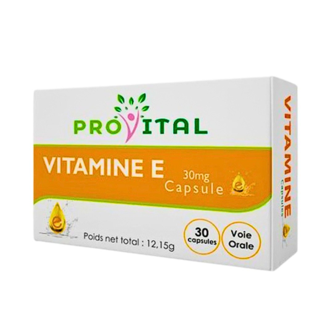 Pro-vital-Vitamine-E-30capsules Pro Vital Vitamine E 30Capsules – Image 1