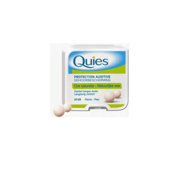 QUIES Protection Auditive Cire Naturelle Tube 2 Paires