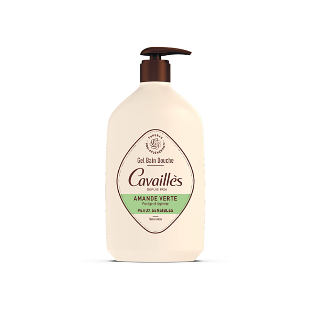 Roge-Cavailles-Gel-Surgras-Bain-et-Douche-Amande-Verte-1L.png Rogé Cavaillès Gel Surgras Bain et Douche Amande Verte 1L – Image 1
