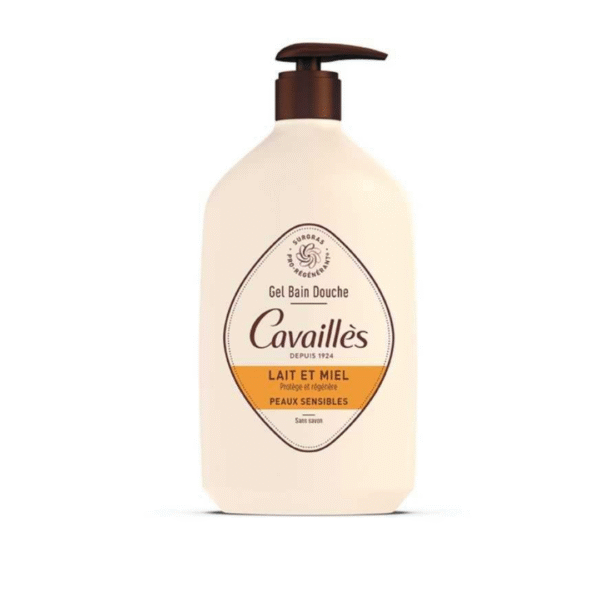Rogé Cavaillés Gel bain douche – Lait et miel 1L