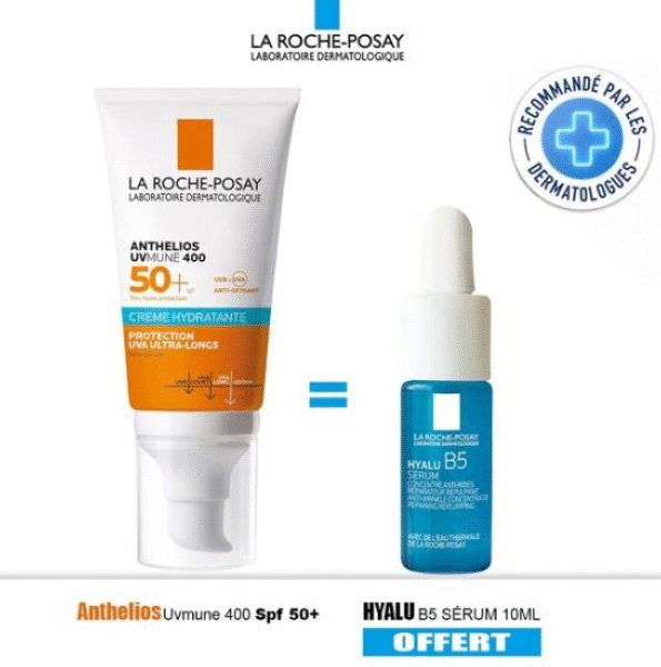 La Roche Posay Anthelios Creme Fondante UVMUNE 400 50ml+ Hyalu B5 Mini Offerte