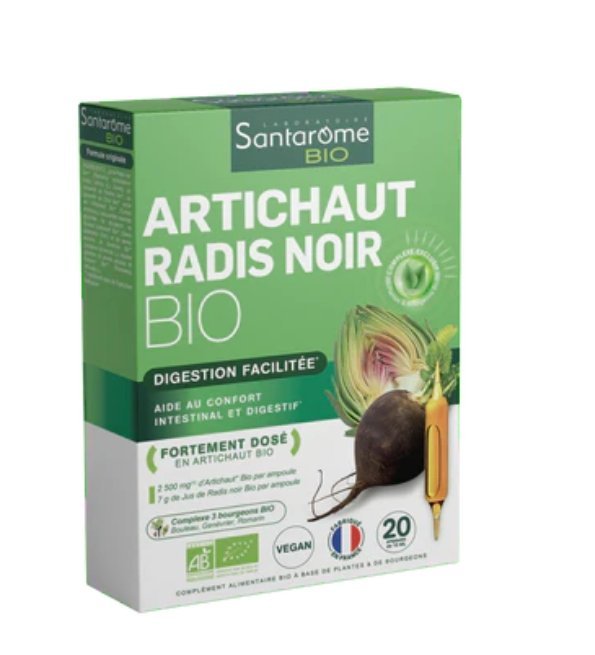 SANTAROME-BIEN-ETRE-DU-FOIE-20-AMPOULES-1.jpg SANTAROME ARTICHAUT RADIS NOIR 20 AMPOULES – Image 1