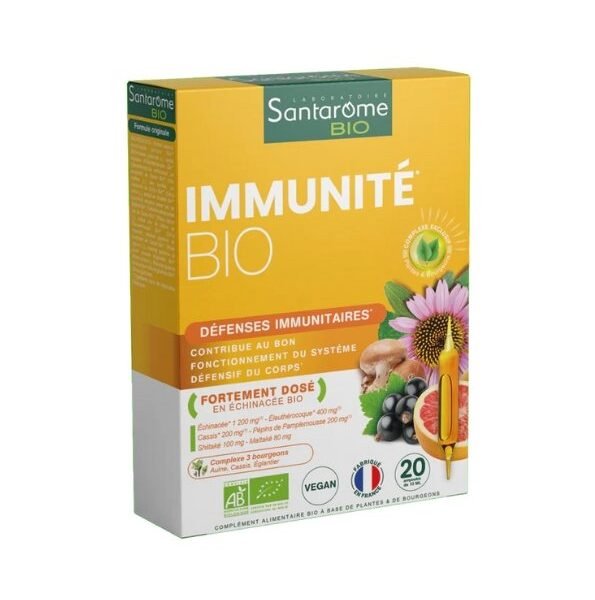 SANTAROME IMMUNITE BIO 20 AMPOULES