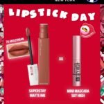 MAYBELLINE SUPERSTAY MATTE INK 70 AMAZONIAN = MINI MASCARA SKY HIGH