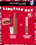 MAYBELLINE SUPERSTAY MATTE INK 70 AMAZONIAN = MINI MASCARA SKY HIGH