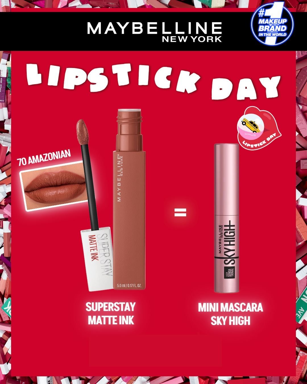 SS-MATTE-INK-70-AMAZONIAN-Mini-Mascara-SKY-HIGH.jpg MAYBELLINE SUPERSTAY MATTE INK 70 AMAZONIAN = MINI MASCARA SKY HIGH – Image 1