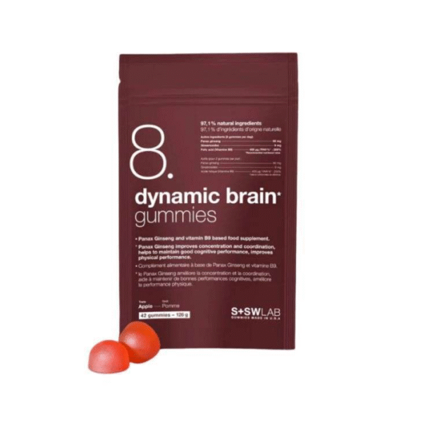 S+SWLAB 8.Dynamic Brain 42 Gummies Gout Pomme
