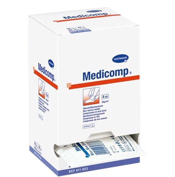 Hartmann medicompresses 5*5cm 100/boite