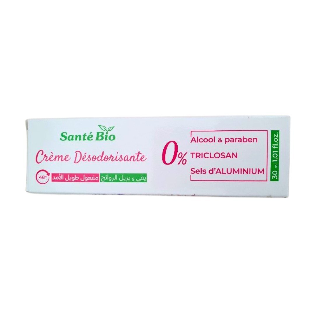 Sante-bio-creme-desodorisante-30ml.jpg Sante Bio Creme Desodorisante 30ml – Image 1