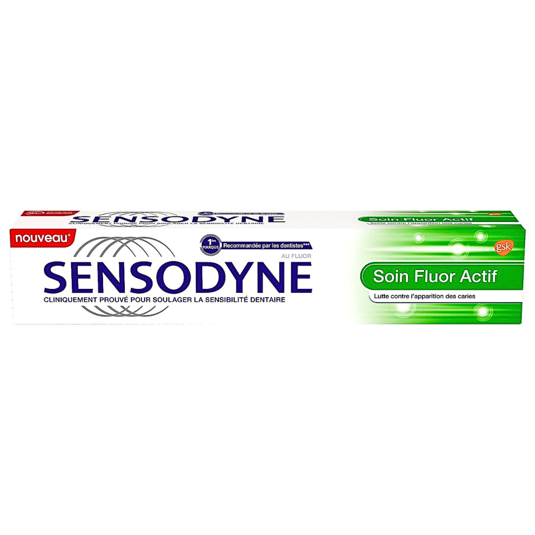 Sensodyne-Dentifrice-soin-Fluor-Actif-75ml.png Sensodyne Dentifrice soin Fluor Actif 75ml – Image 1