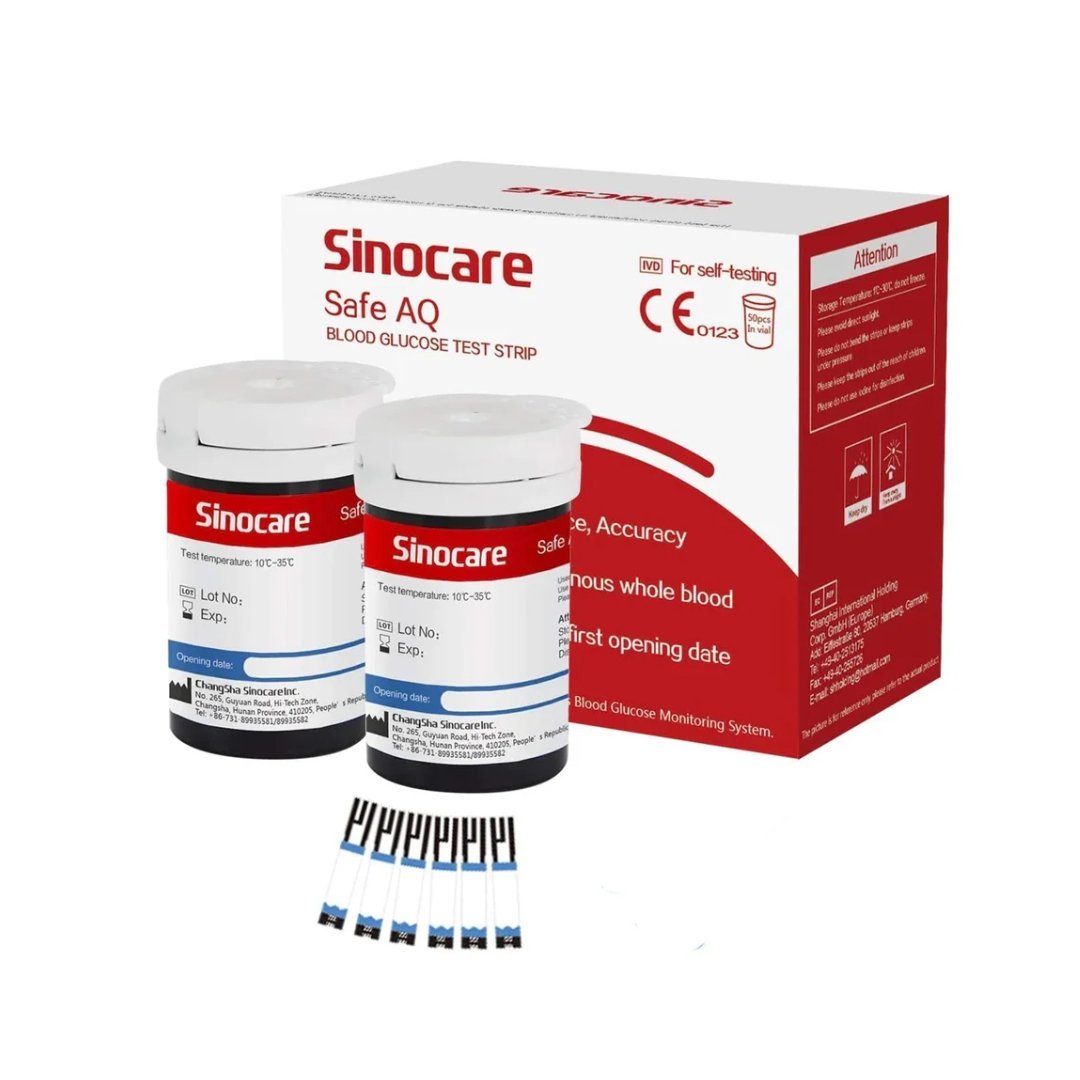 Sinocare-Bandelettes-50pcs-1.jpg Sinocare Bandelettes 50 Pieces – Image 1