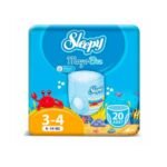 Sleepy Natural Swimming Couche de bain, Midi 20 – 4-9KG – T3-T4