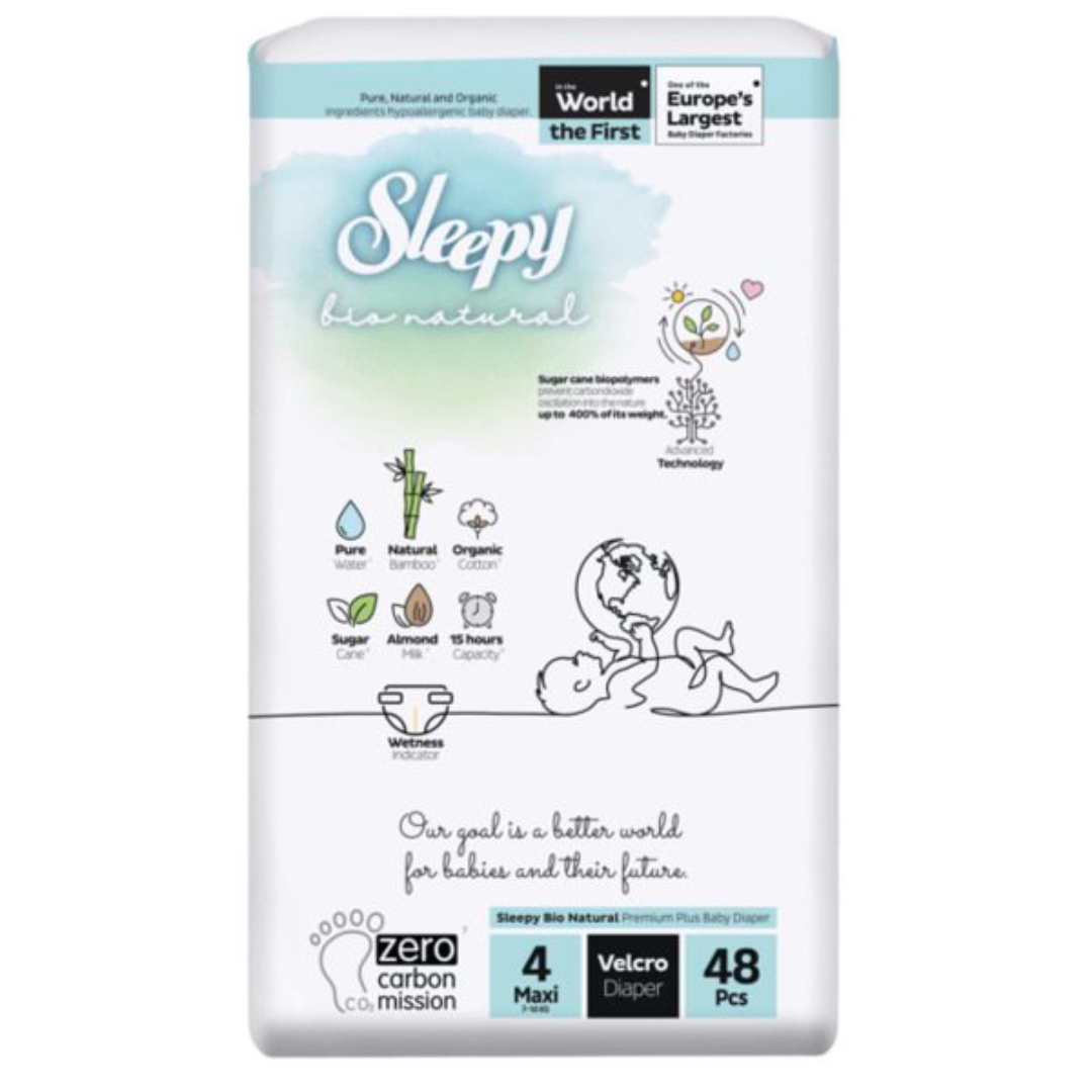 Sleepy-bio-natural-Couches-Taille-4-Maxi-7-14kg48pcs.png Sleepy Bio Natural Couches Taille 4 Maxi 7-14kg/48 Pieces – Image 1